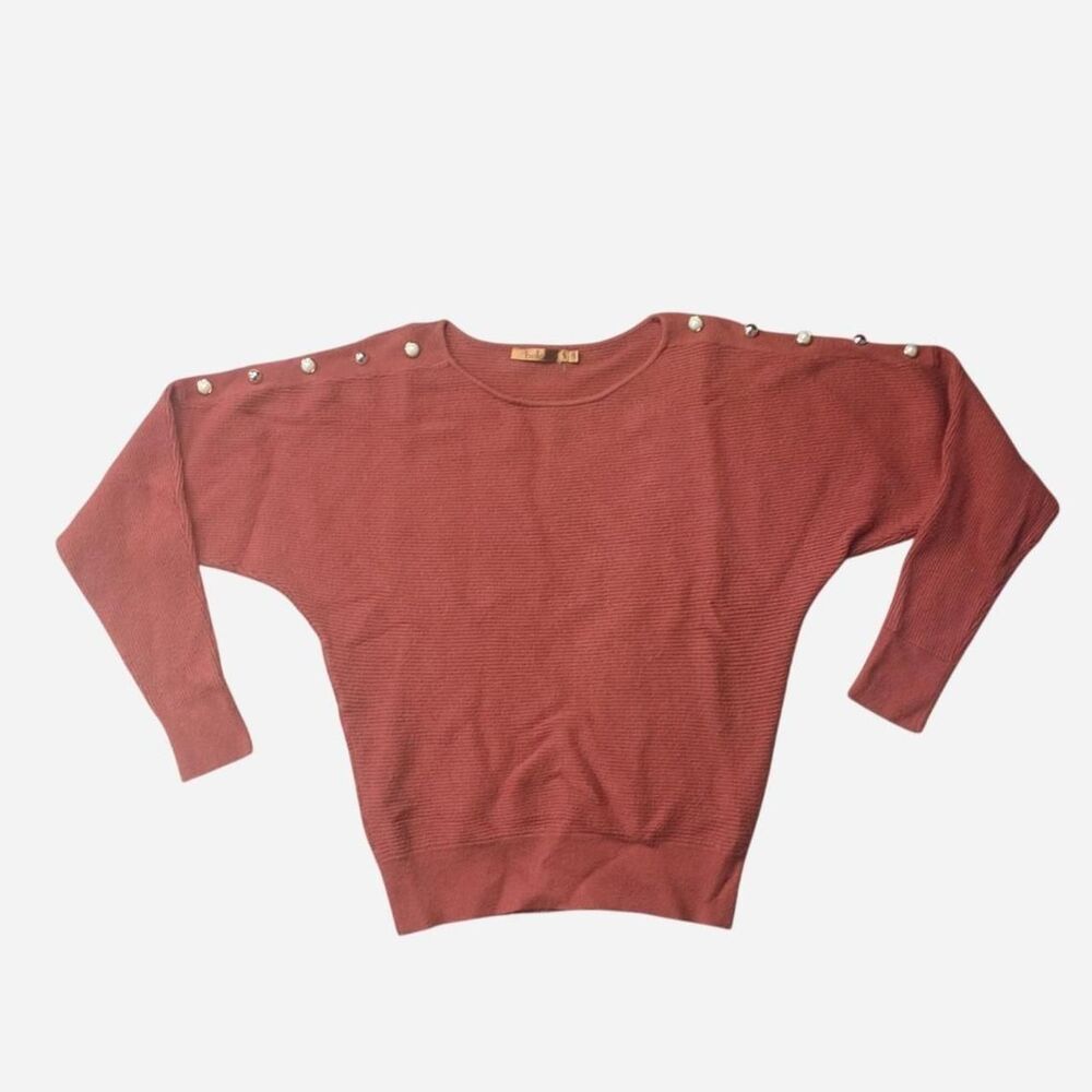 Belldini Women's Red and Orange Jumper